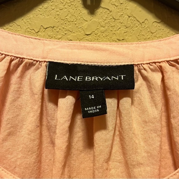 Lane Bryant Long Sleeve, Light Weight, Woman’s Pink Shirt, Size 14 - Picture 7 of 7